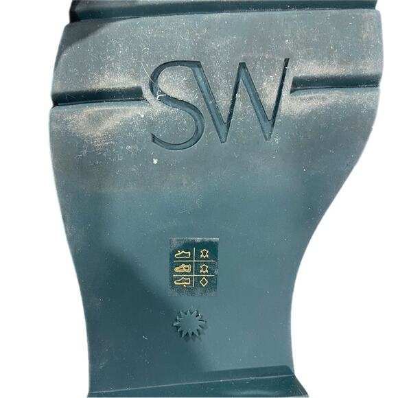 Stuart Weitzman Mckenzee Combat Boots 6.5 Green Lace Up - Picture 9 of 10